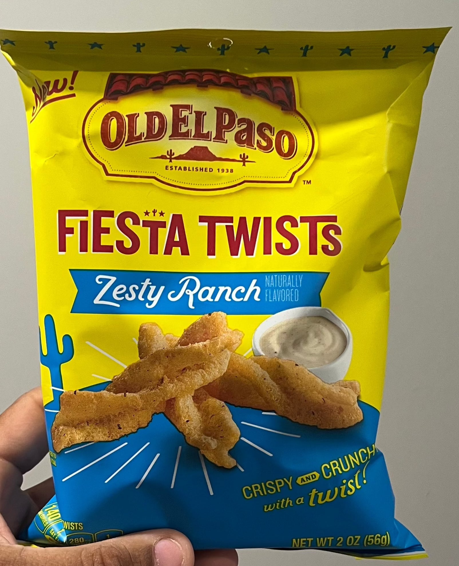 Old El Paso Fiesta Twists Queso, 12 oz.