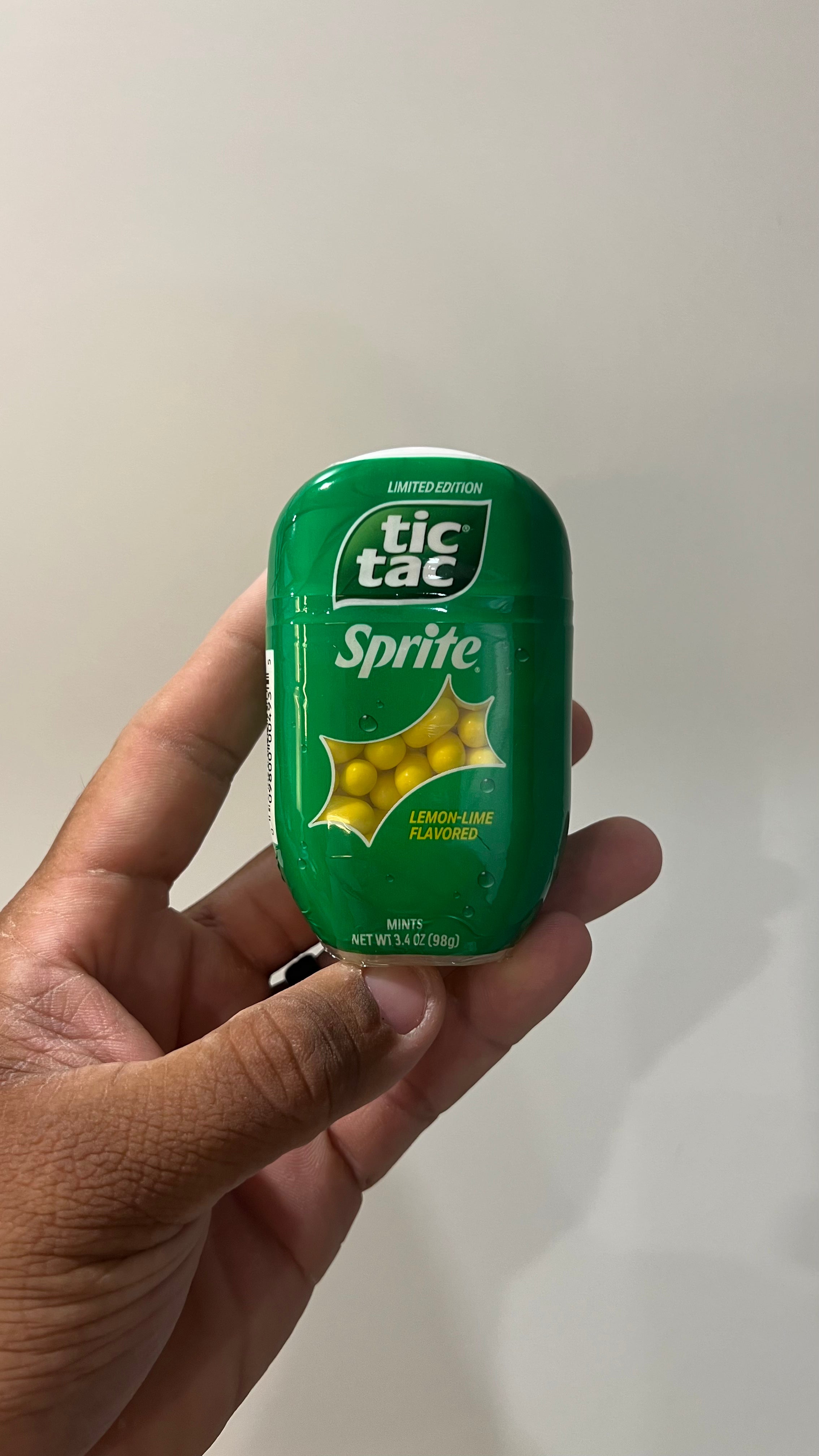 Tic Tac Sprite - 3.4oz