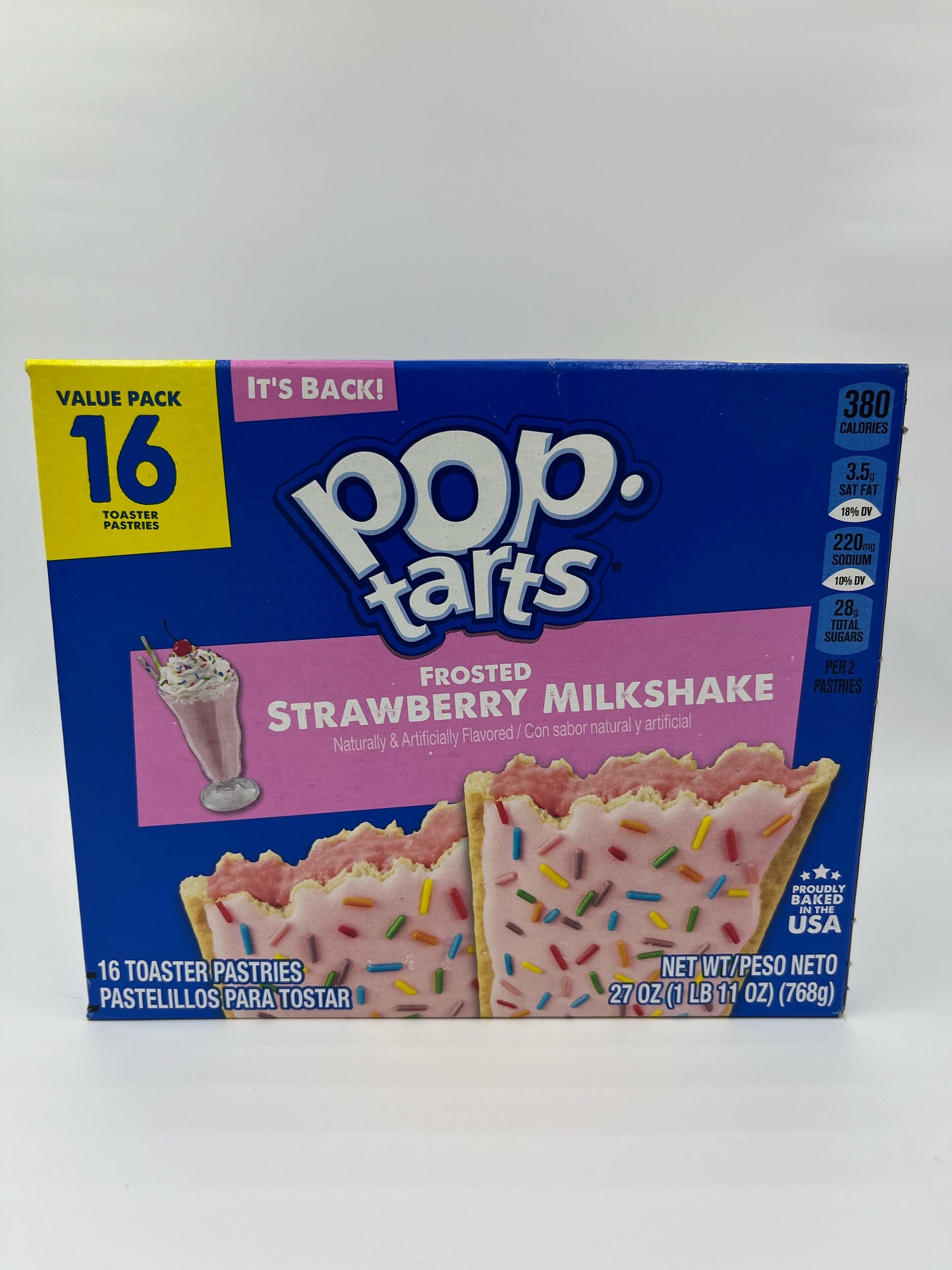 Pop Tarts Strawberry Milkshake (2pc)
