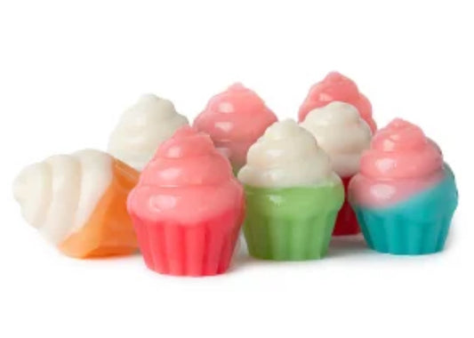 3D Gummi Cupcakes