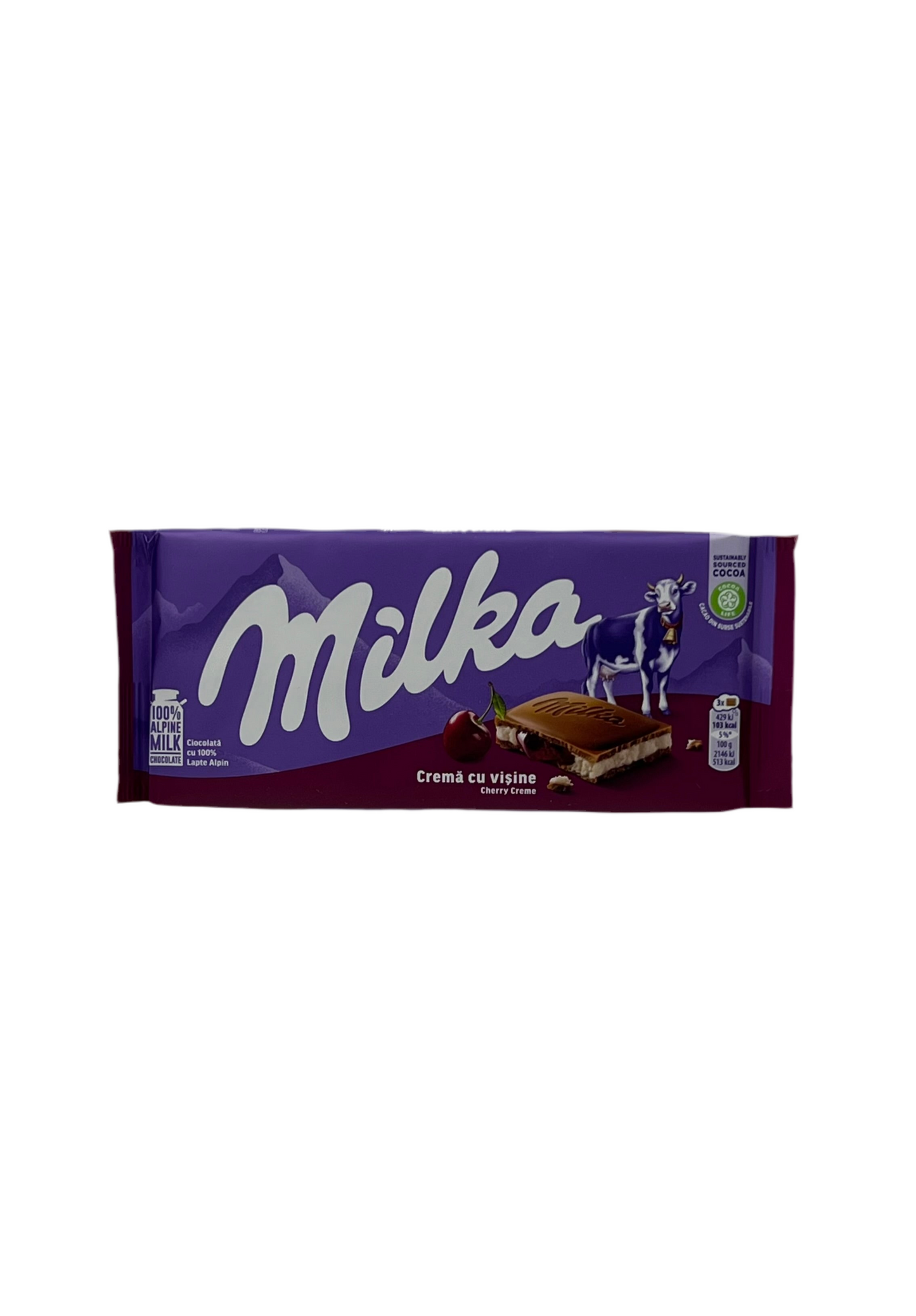 Milka Cherry Creme Bar