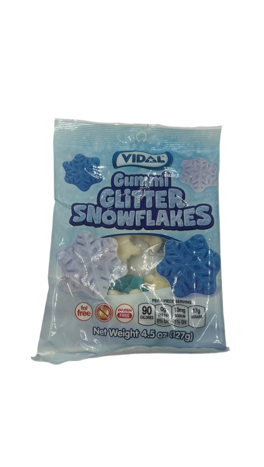 Gummi Glitter Snowflakes (4.5oz)