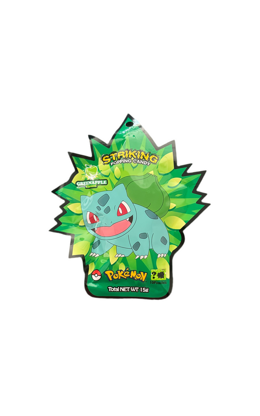 Pokemon Edition "Bulbasaur" Popping Candy Green Apple