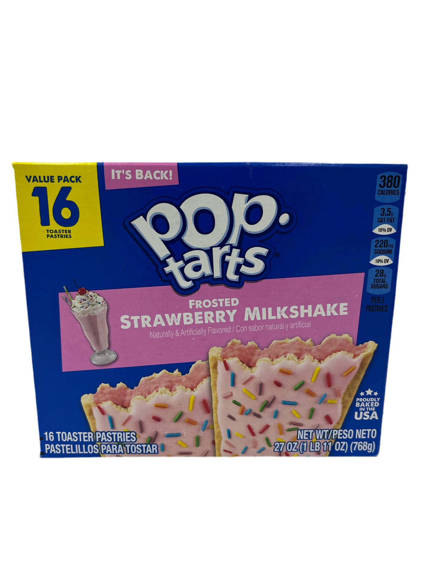 Pop Tarts Strawberry Milkshake (2pc)