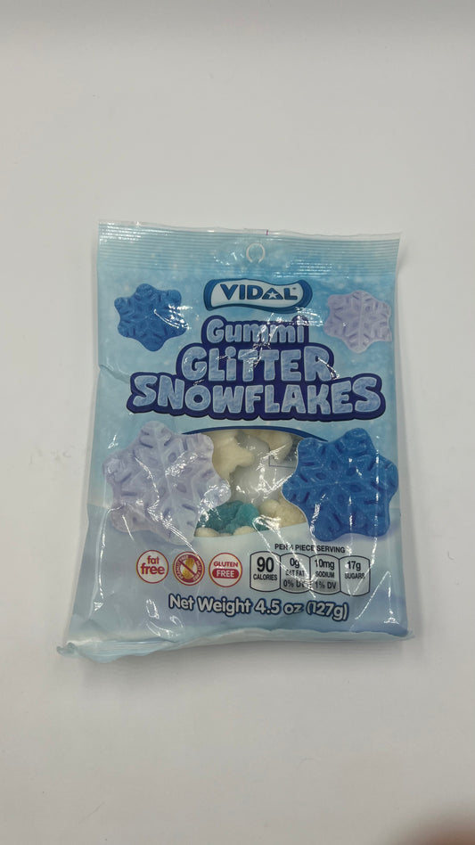 Gummi Glitter Snowflakes (4.5oz)